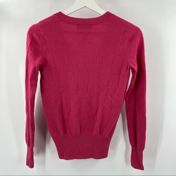 Pink Banana Republic V-Neck Cashmere Sweater - Picture 2 of 3
